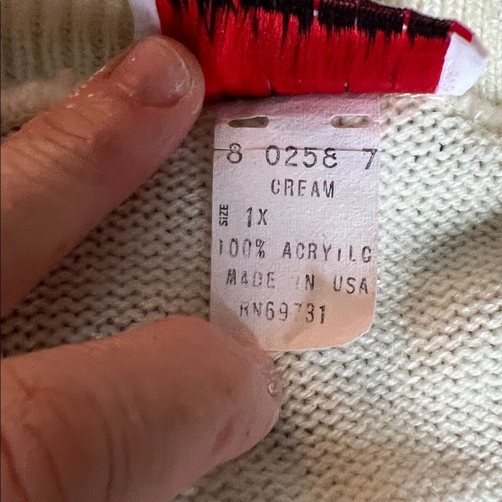 VINTAGE J R RAPPERS CARDIGAN - Picture 3 of 9